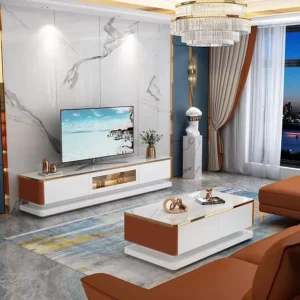 Marble Luxe TV Set