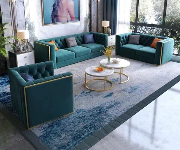 Emerald Luxe Sofa Set