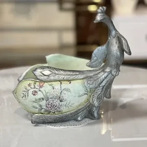 Floral Peacock Elegance Bowl